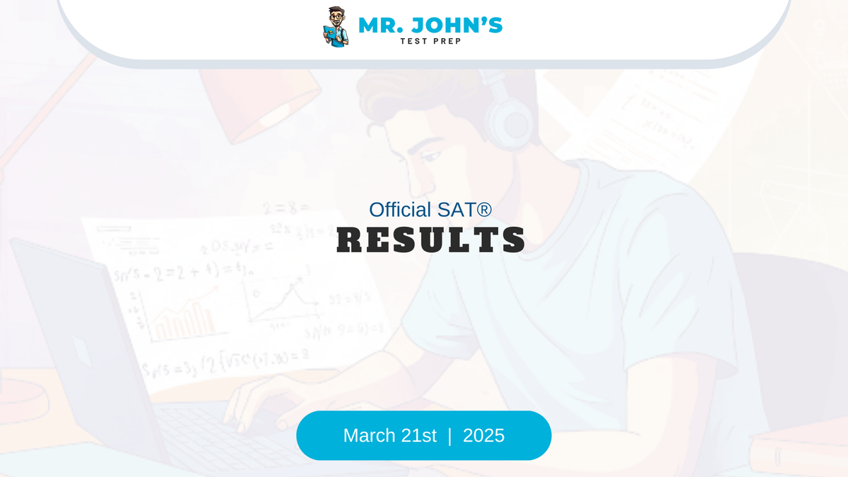 March SAT Scores Are In!