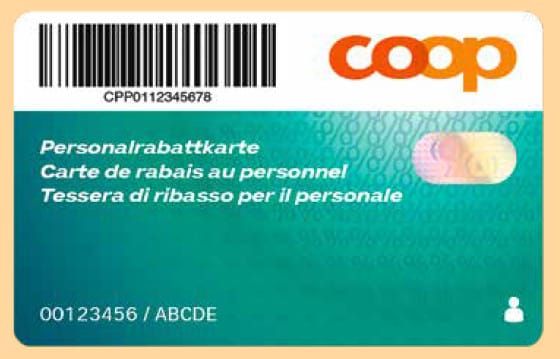 Coop Personalrabattkarte