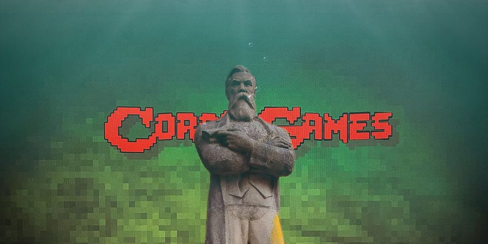 Coral Engels Explaining Dialectics. Another excellent photoshop. Who needs Midjourney, huh!?