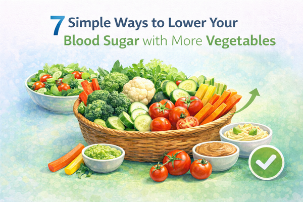 7 Simple Ways to Lower Your Blood Sugar with More Vegetables