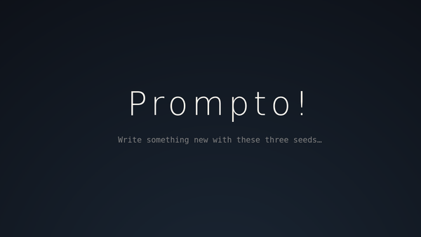 Writing Prompt #10: Introducing... Prompto!