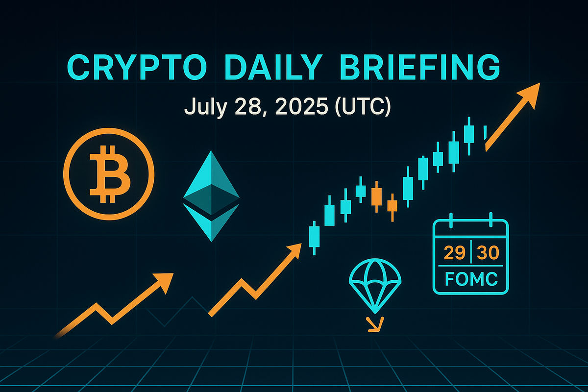 Crypto Daily Briefing — July 28, 2025