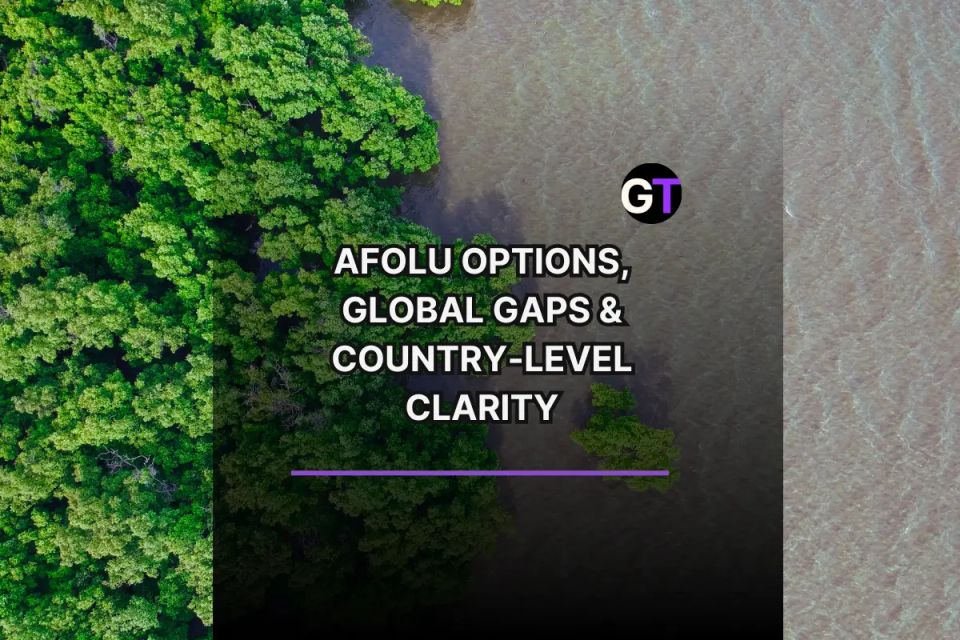 AFOLU Options, Global Gaps & Country-Level Clarity