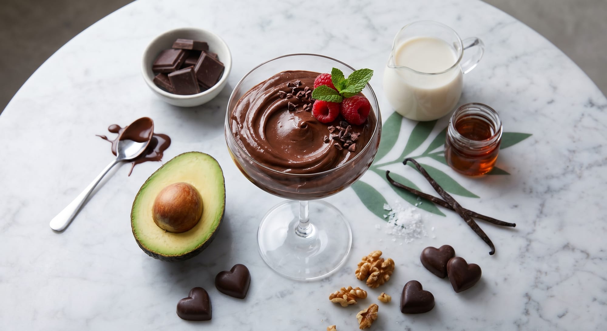 Dark Chocolate Avocado Mousse