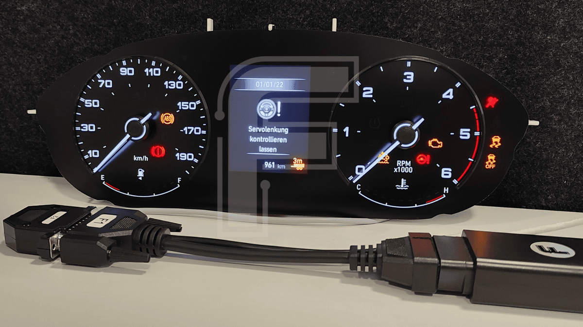 FIAT DUCATO RH850 KM UP Programming after dash replace