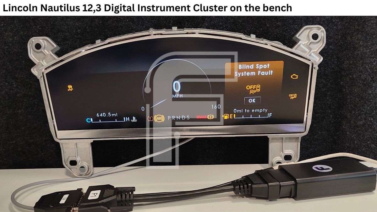 Lincoln Nautilus 2020 Digital Instrument Cluster Repair  & Bench Testing Guide