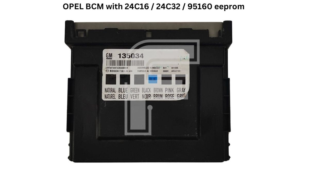 Opel BCM (24C16 / 24C32 / 95160) Mileage Reset by OBD2