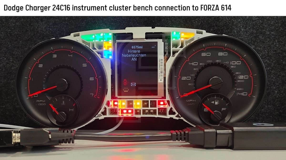 Dodge Charger 24C16 + D70F3427 Instrument Cluster Guide