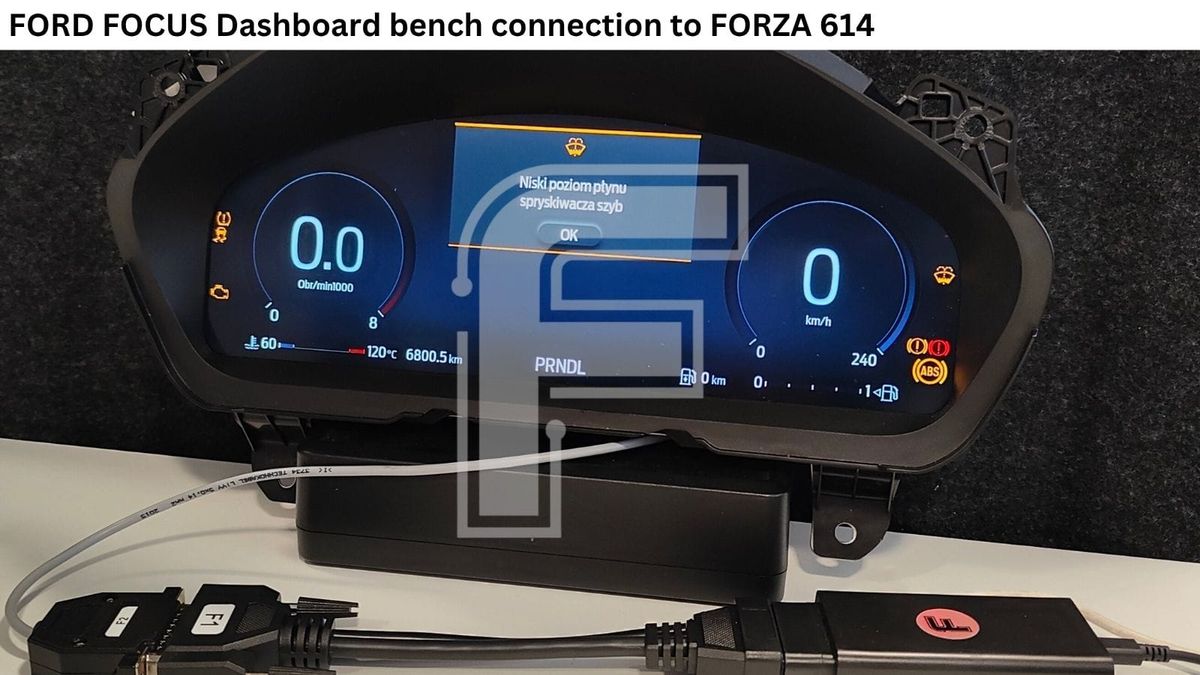 FORD FOCUS 24C64 + CYT3BB Cluster Programming KM UP with FORZA 614
