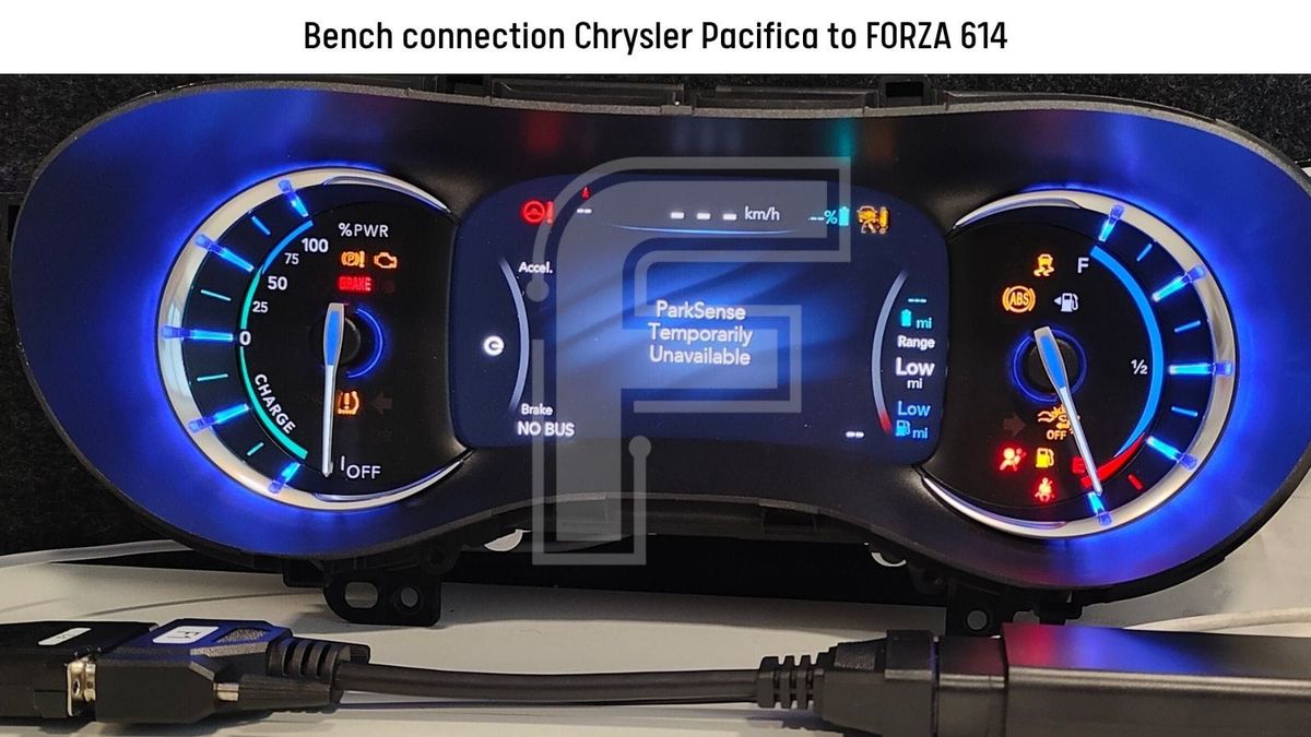 Chrysler Pacifica 2017+ D70F3525 + 93C86 Instrument Cluster Info