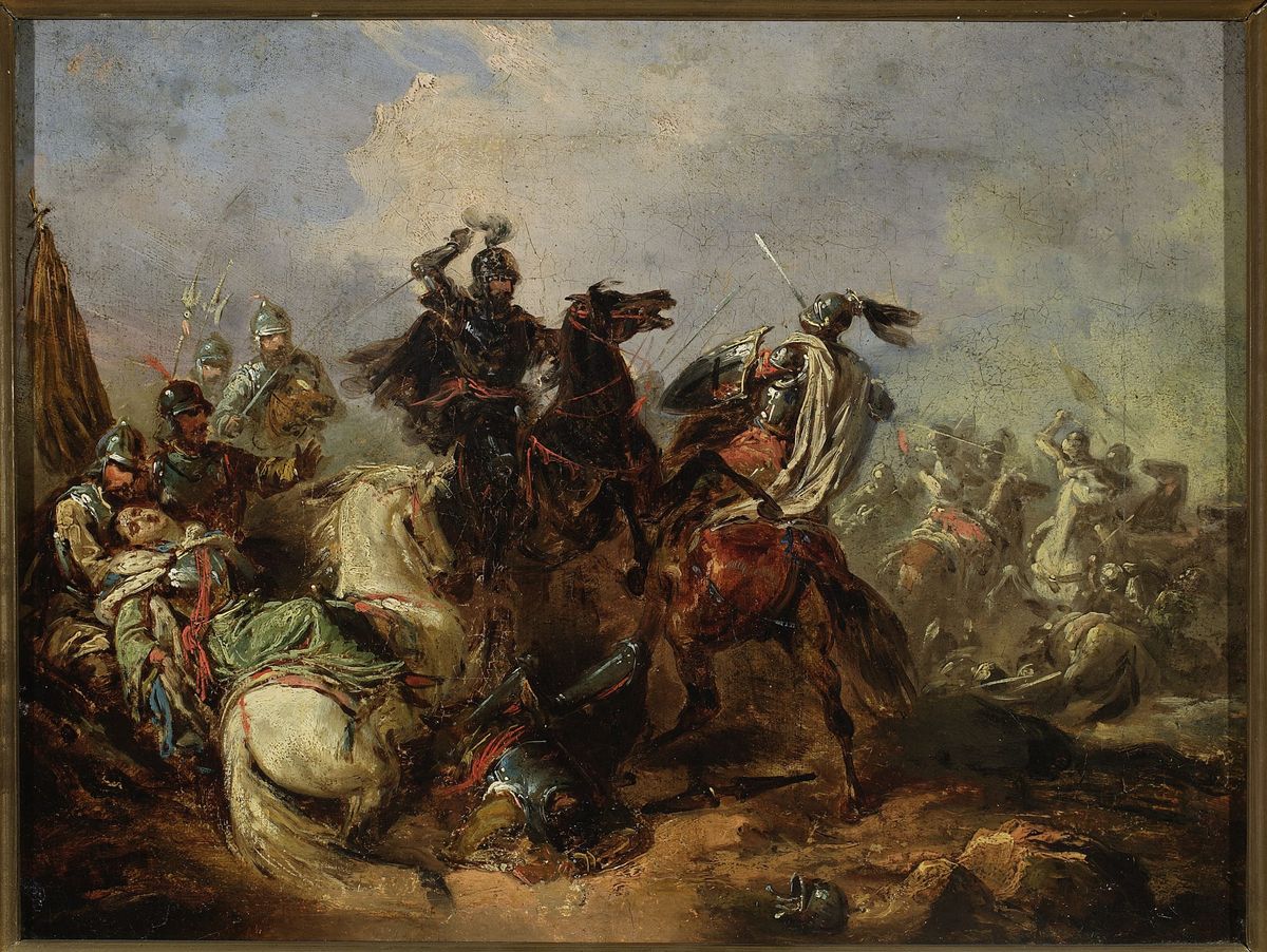 Henryk Pillati, Battle of Lithuanians with the Teutonic knights, MP 2493 MNW (National Museum in Warsaw) 