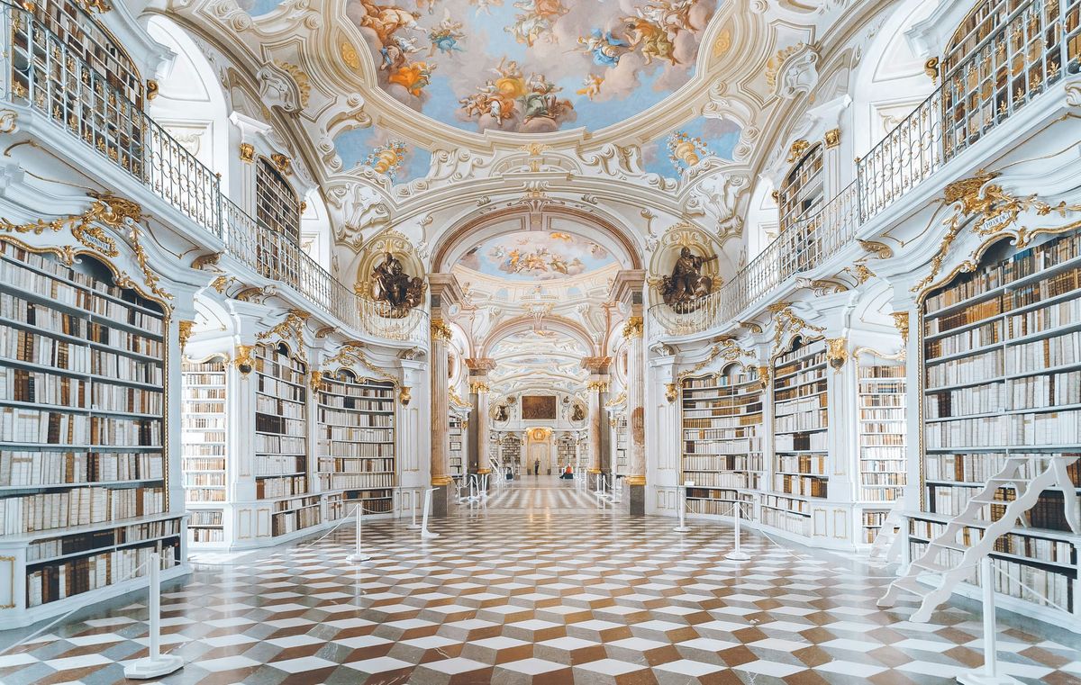 Admont Abbey library, Admont, Austria