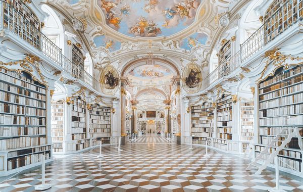 Admont Abbey library, Admont, Austria