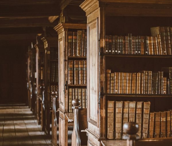 Library in Wells Cathedral, Wells, United Kingdom