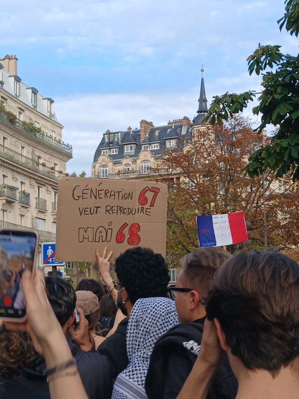 “Violent suppression of student demos is unacceptable.”