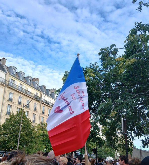 Paris, France | "We support the sixth-formers." Gen Z's revolt grows across Europe as majority of French public support protests