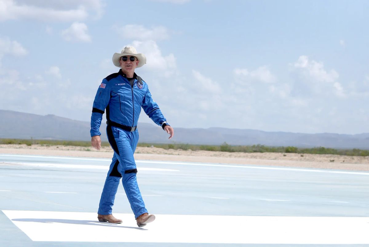 Blue Origin's first round, courtesy of SpaceX