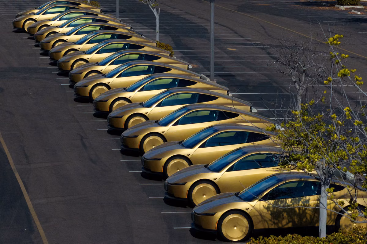 Tesla can build the car faster than the driver