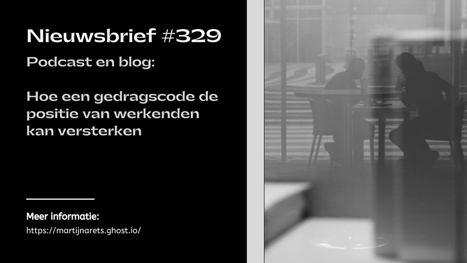 Hoe een gedragscode de positie van werkenden kan versterken