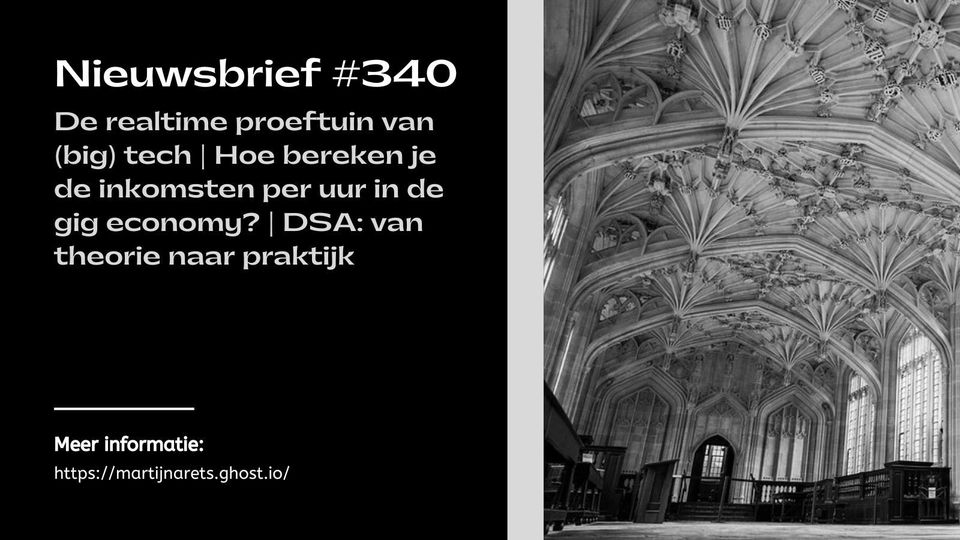 De realtime proeftuin van (big) tech | Hoe bereken je de inkomsten per uur in de gig economy? | DSA: van theorie naar praktijk