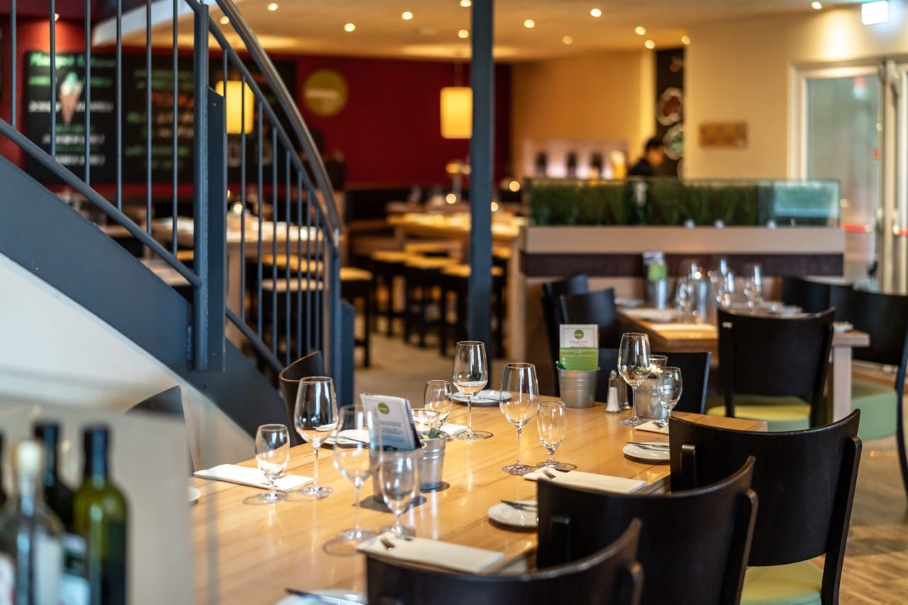 The restaurant at ANDERS Hotel Walsrode. While conference catering can usually be planned in advance, leisure guests frequently make their dining decisions at short notice. Photo: Alexander Rudolph