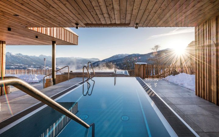 Winterlicher Traumblick ©Hotel Tratterhof