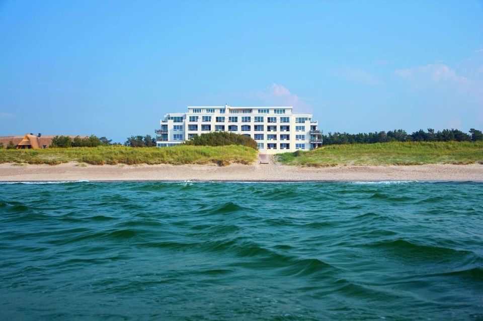 Strandhotel Dünenmeer in Dierhagen on Germany's Baltic coast. Surrounded by the sea, dunes and coastal woodland, the hotel has redefined its identity following an extensive renovation.