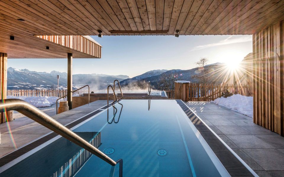 Winterlicher Traumblick ©Hotel Tratterhof