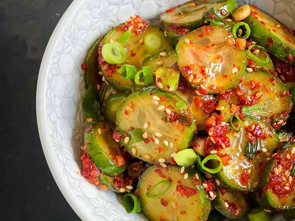Korean Cucumber Salad – Oi Muchim (오이무침)
