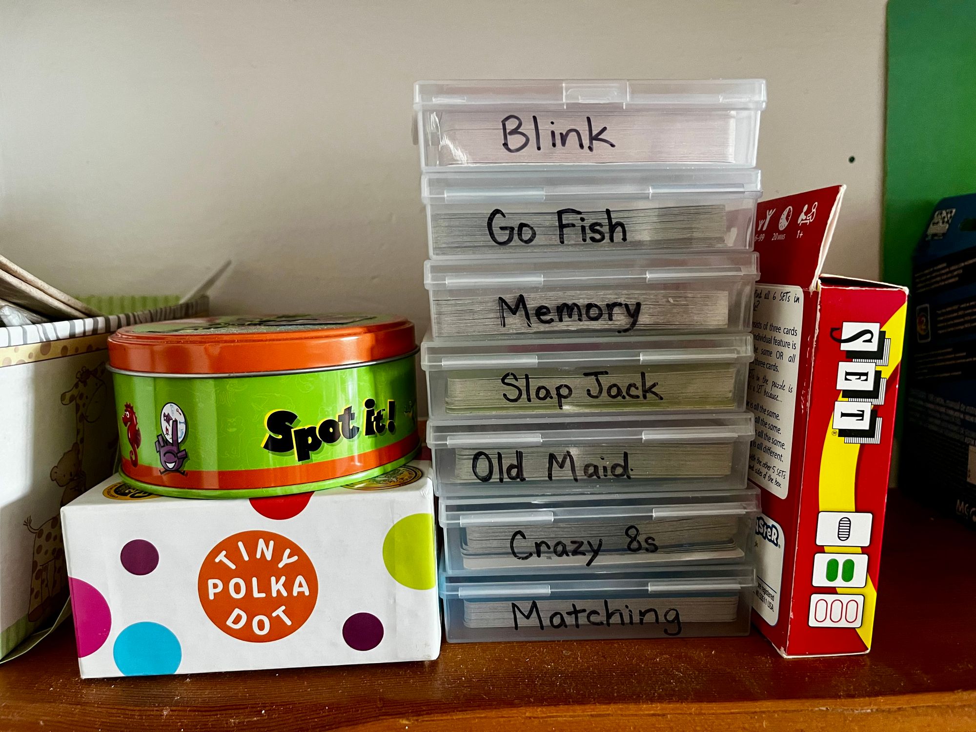 Upgraded storage for card games