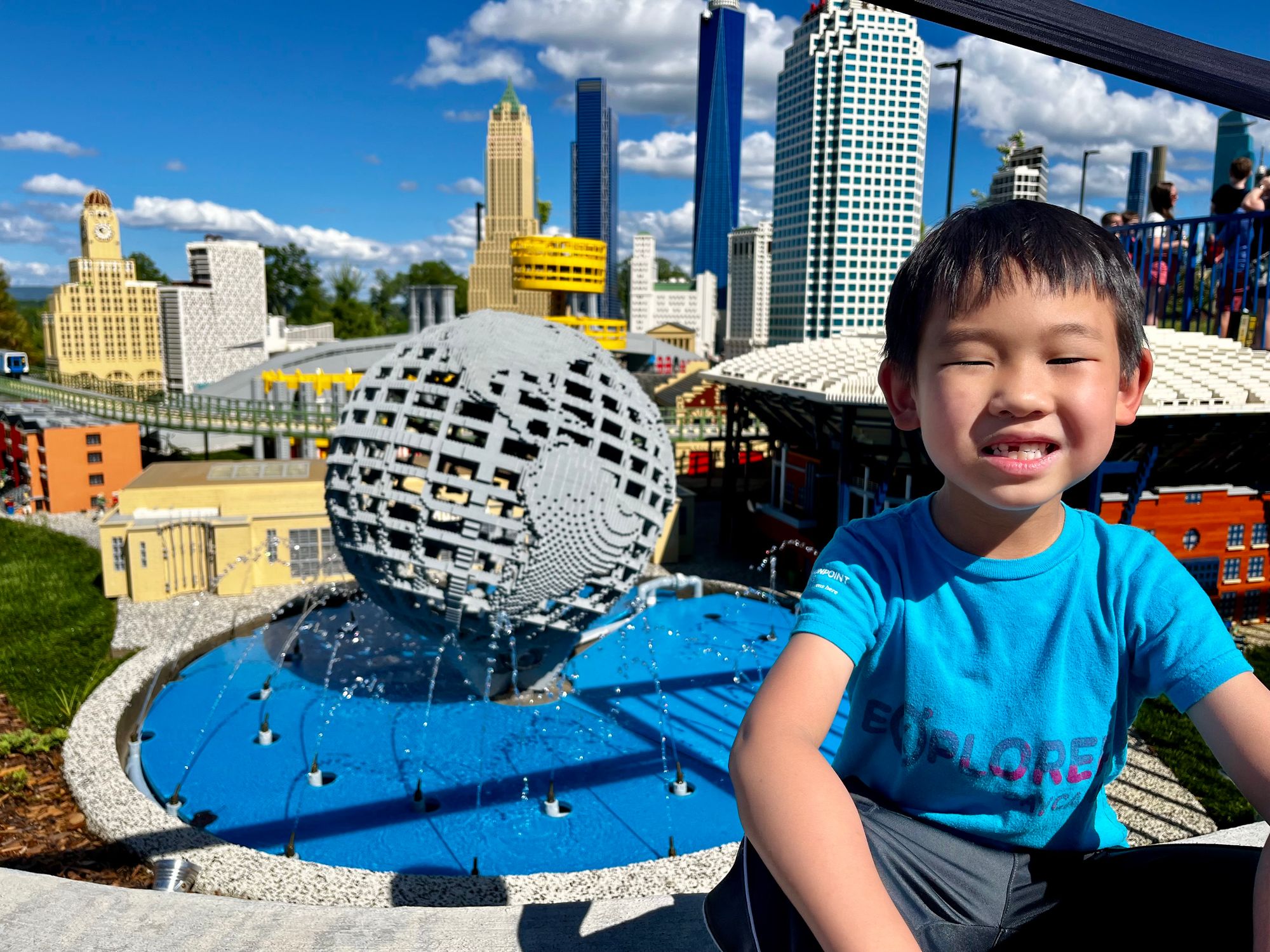 Flushing Meadows Park Unisphere at LEGOLAND NY Miniland