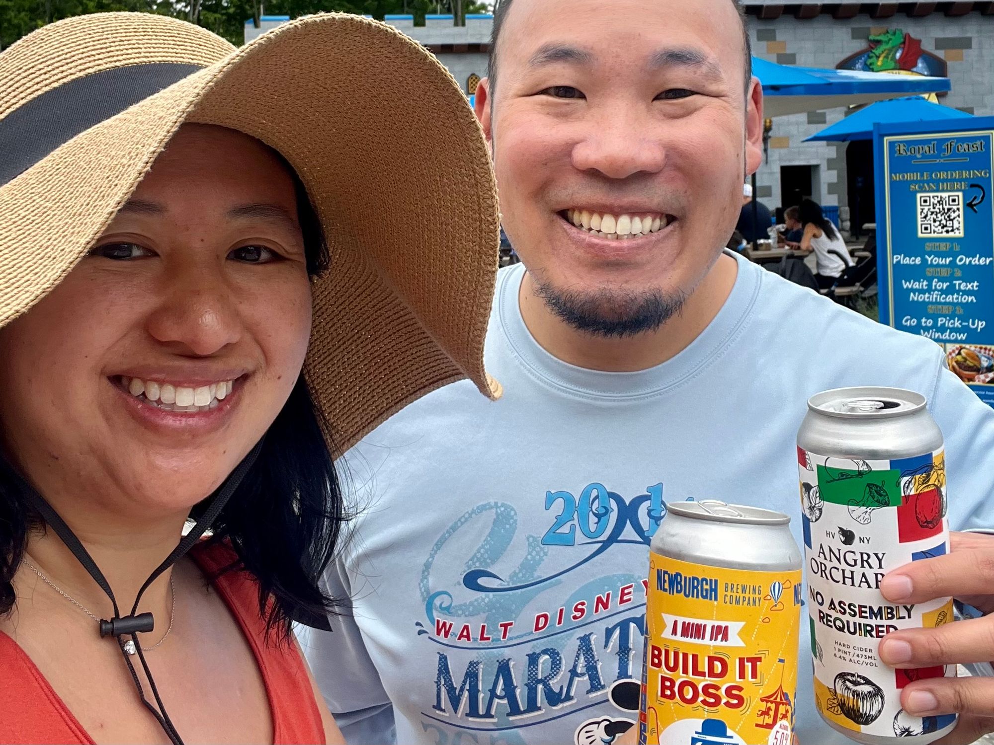 Mini IPA and Angry Orchard Cider at LEGOLAND New York