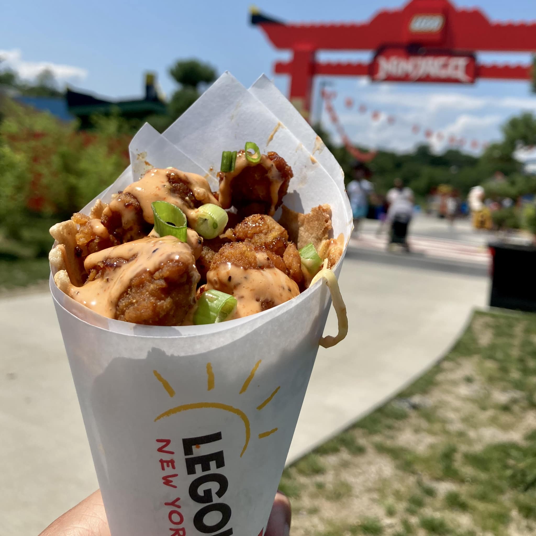 Loaded "KFC" Chicken Waffle Cone