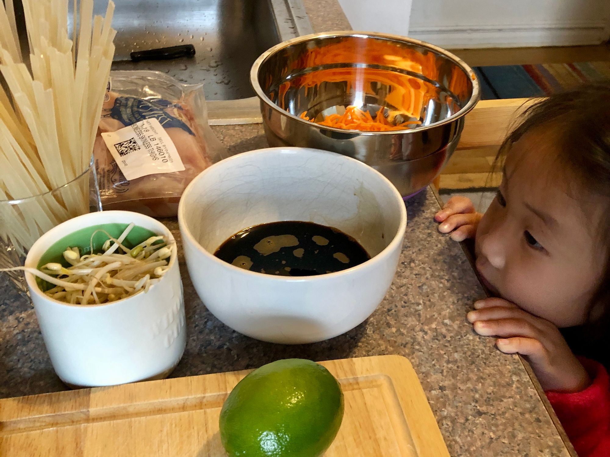 Helping out in the Kitchen