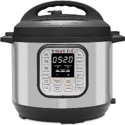 Instant Pot Duo 7-in-1 Electric Pressure Cooker, Slow Cooker, Rice Cooker, Steamer, Sauté, Yogurt Maker, Warmer & Sterilizer, Includes App With Over 800 Recipes, Stainless Steel, 8 Quart