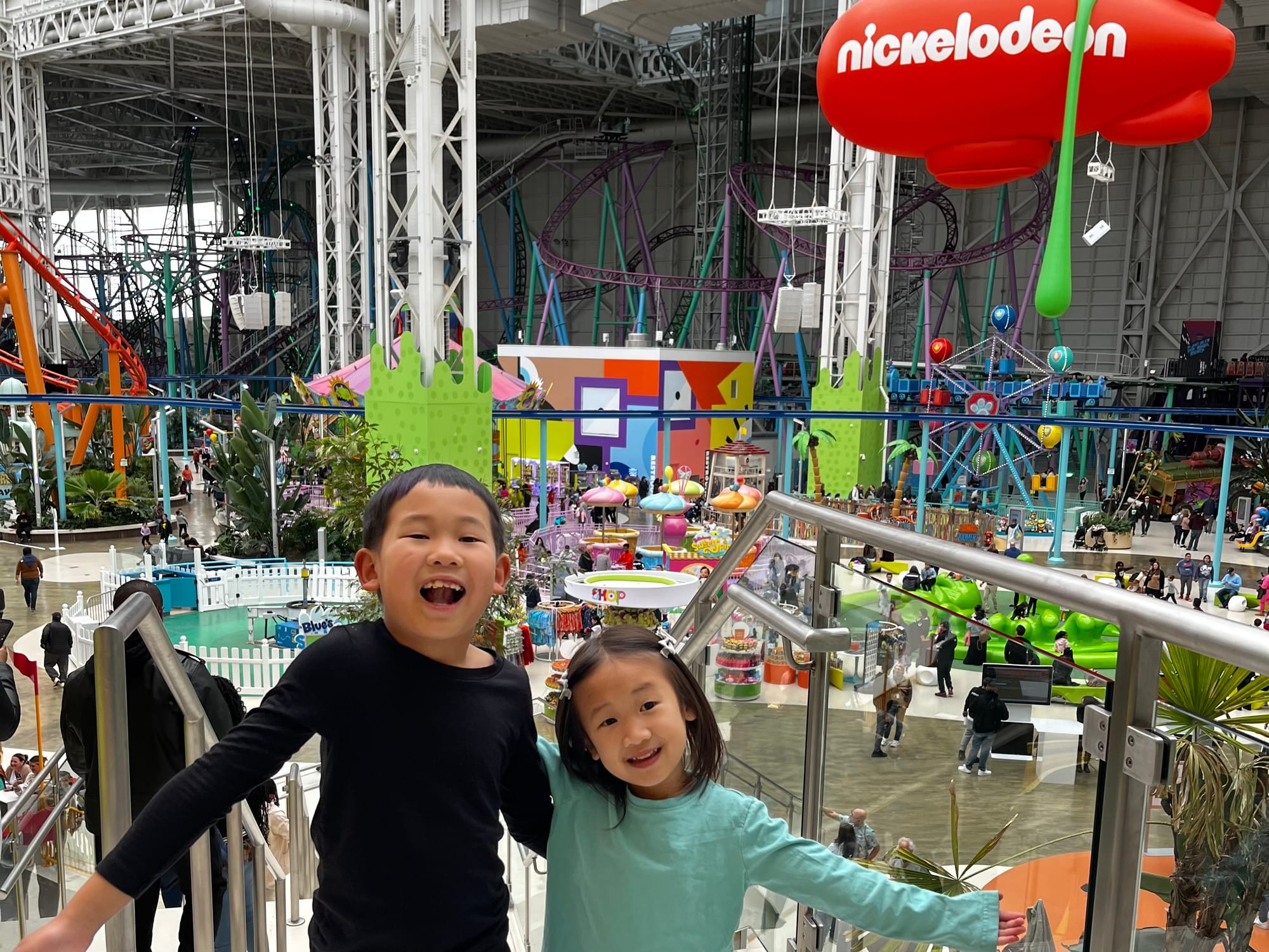 Inside Nickelodeon Universe at American Dream