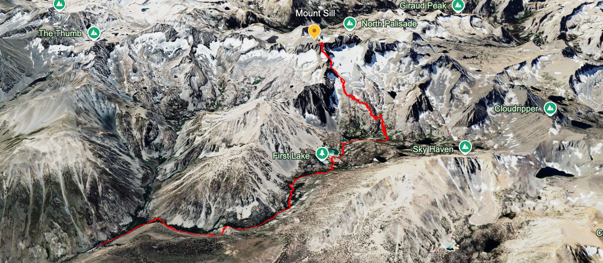 Mount Sill via North Couloir — John Muir Wilderness — June 2025