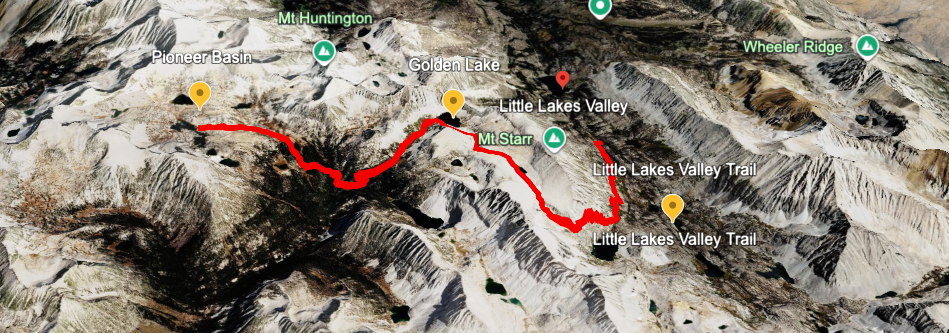 Pioneer Basin & Golden Lake via Mono Pass — July 2026