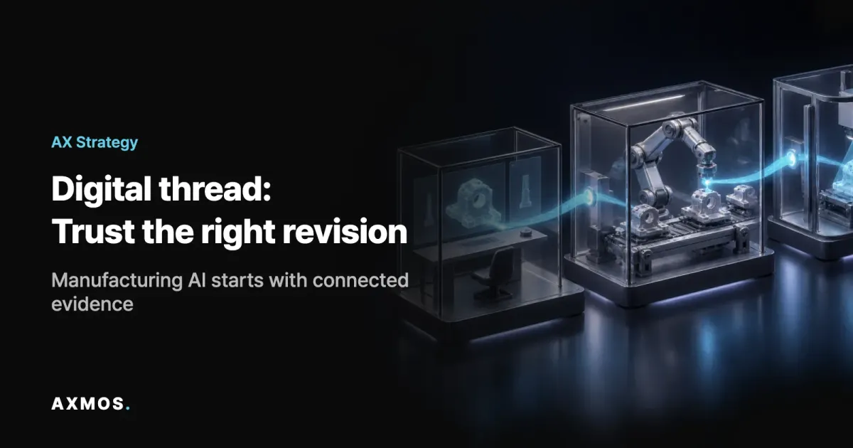 Digital thread connecting design, assembly, and quality evidence for manufacturing AI