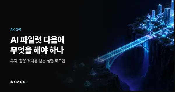 AI 파일럿 투자-활용 격차를 넘어 전사 확산으로 가는 실행 로드맵 AXMOS AX 전략
