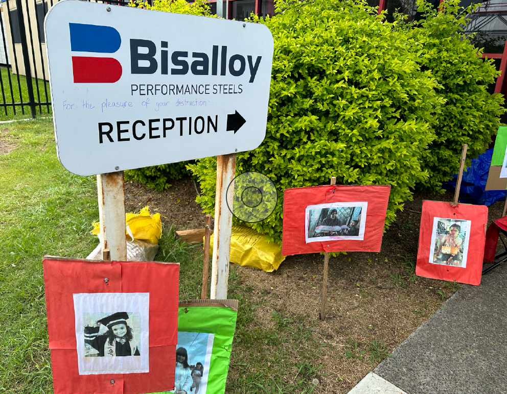 From the Bisalloy picket line