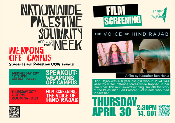 Nationwide Palestine solidarity week