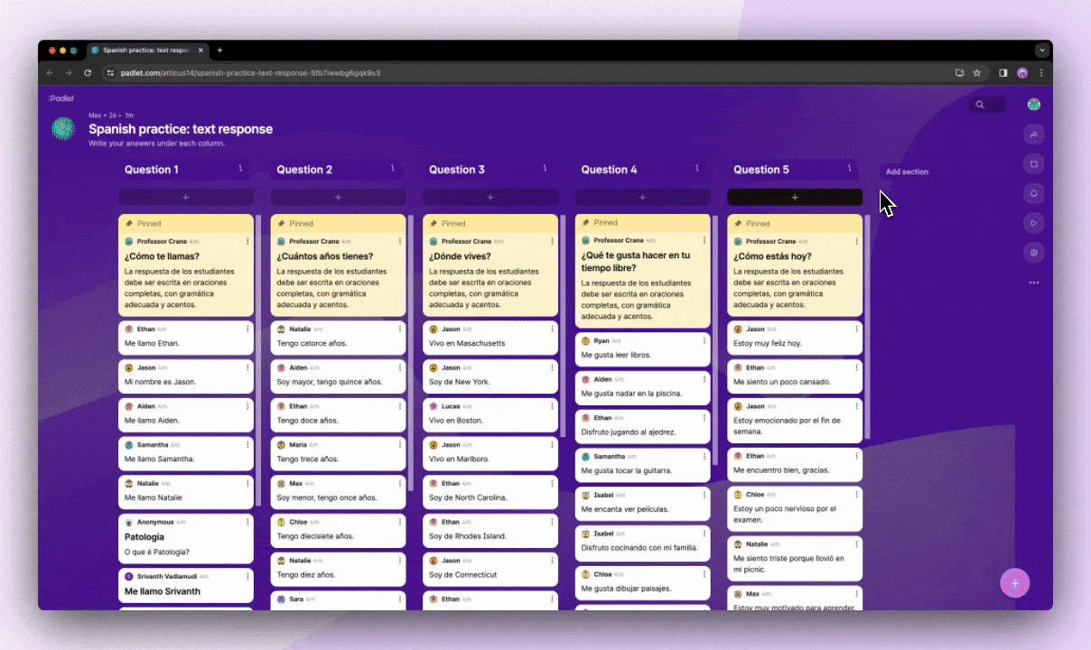 A GIF demonstrating how to generate an auto-remake link