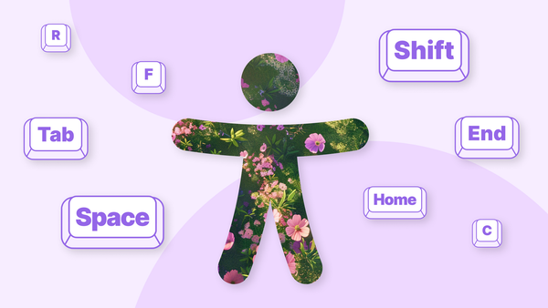 An illustration representing accessibility on Padlet