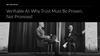 Verifiable AI: Why Trust Must Be Proven, Not Promised