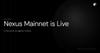 Nexus Mainnet is Live