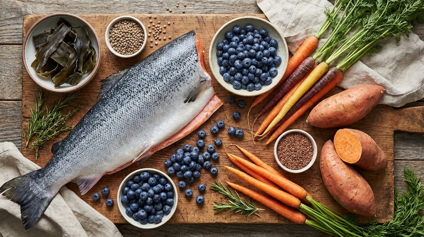 Fresh, natural ingredients for premium pet food