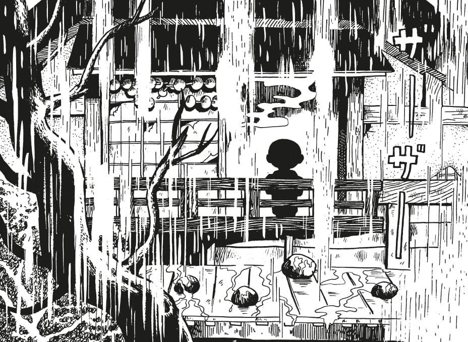 Dibujo de lluvia de Yoshiharu Tsuge