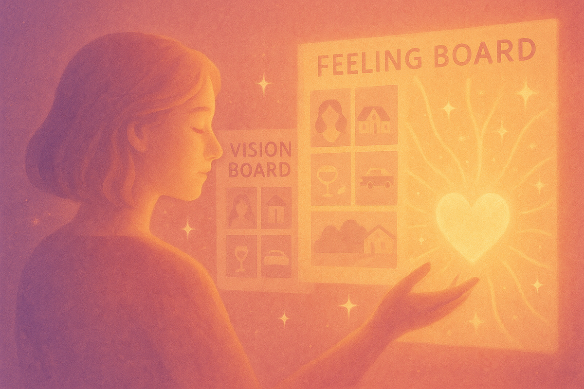 Vision Boards vs Feeling Boards: A Better Way to Create Your Reality