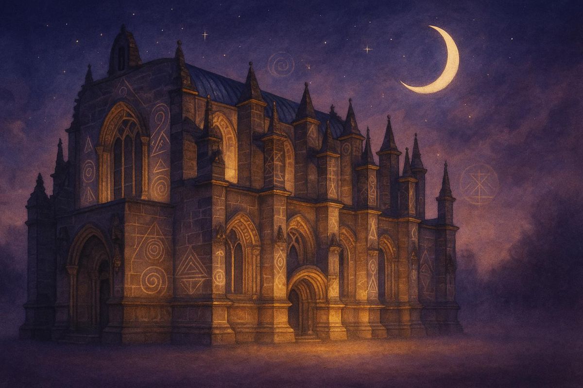 Rosslyn Chapel: Stone Codes, Celestial Songs, and the Secret Grail